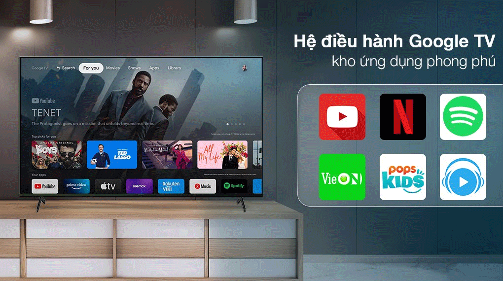 Google Tivi Sony 4K 75 inch KD-75X85K